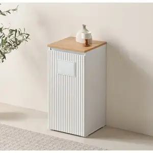 [인터데코]휴지통 수납장 정수기장 분리수거장 탕비실장 1칸 40cm P0000RZC (착불)