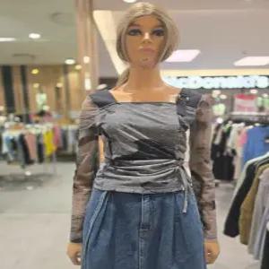 [에고이스트] 스트링 포인트 버클 장식 슬림 티셔츠  ER3CL-363