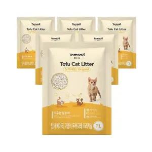 탐사 베이직 프리미엄 고양이 두부모래 7L 오리지널향 6개 one option