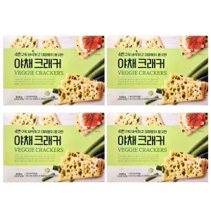 4번 구워 바삭한 - 대파향 야채 크래커 340g 홈플러스 x4개