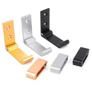 알루미늄 접이식걸이고리 L형후크 홀더 고정식 부착행거 가방걸이 소