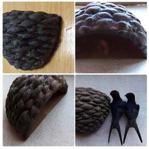 여러 가지 빛깔의 시뮬레이션 제비 홈 인테리어 거품 인공 조류 입상 액세서리 장식품 깃털