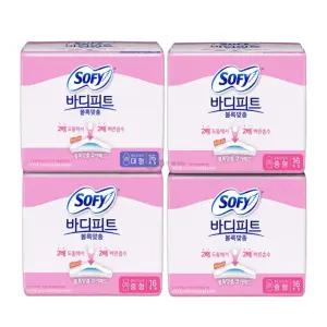 쏘피 소피 바디피트 볼록맞춤 중형 대형 날개형 생리대 세트