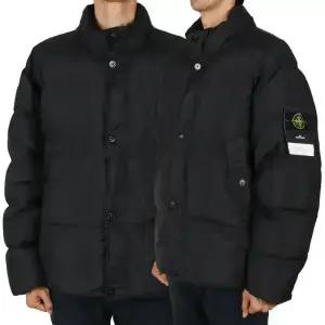 스톤아일랜드 25FW 남성 와펜 패치 크링클랩스 다운 패딩 블랙 K2S154100010 S0A23 V0029