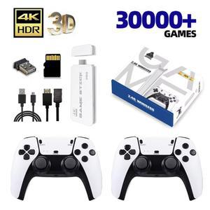 M15 게임 스틱 4K 플레이어 TV 콘솔 미니 내장 레트로 지원 비디오 컨트롤러 무선 20000