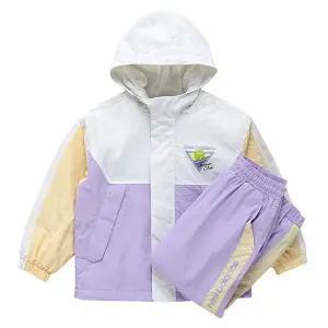 [뉴발란스]국내매장판 뉴발란스 키즈 스포츠 클럽 배색 우븐 트레이닝 세트 NK9YD1201U-VIOLET P2508