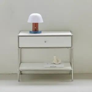 [우아미]파우 컬러풀 미드센추리 모듈 협탁 600