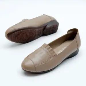 [제이시]제이시 3cm 소가죽 엄마신발 발편한 고무창 단화 K331