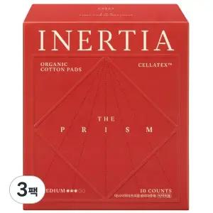 이너시아 더 샘방지 저자극 안심 프리즘 생리대 중형 10개입 3개