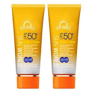 썬월드 수퍼 선크림 썬크림 1+1 / SPF50+ PA+++ 80ml 워터프루프 자외선차단 기능성