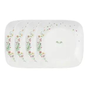 [대구백화점] [코렐]야생화 사각대접시4P