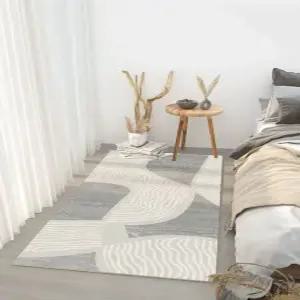 침실 카페트 폭좁은 러그 방바닥매트 다용도 실크매트