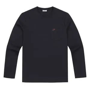 [프랑코페라로] 남성 면 포켓 라운드 티셔츠 네이비 (ASC130349)