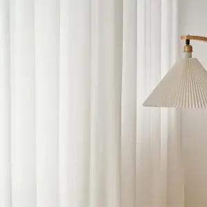 도톰한 광폭 차르르 나비주름 쉬폰 커튼 거실커텐