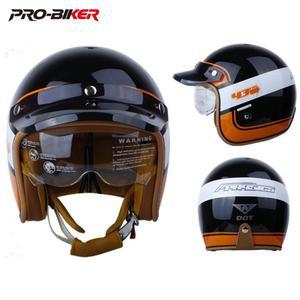 오토바이 헬멧 사계절 3/4 레트로 빈티지 패션 안전 타기 M-2XL