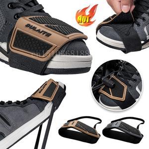 SULAITE 오토바이 시프트 패드 기어 신발 커버 내구성 있는 경량 부츠 보호대 라이딩 모토 액세서리 조절