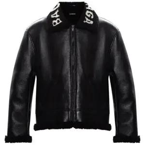 [명품] 646456 TKS31 1069 레더 쉐어링 무스탕 자켓 블랙 남성 자켓