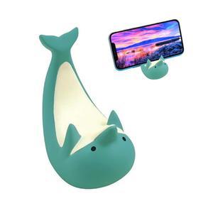 사이랭크 휴대폰 스탠드, 귀여운 돌핀 거치대 스마트폰 데스크 오피스 홈 데코 액세서리 장식 소형 거치대, 모든 태블릿,