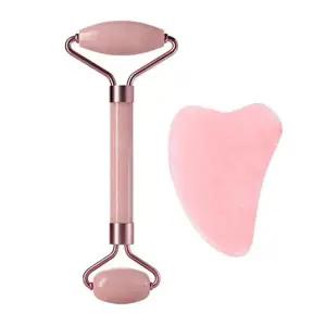 옥 얼굴 괄사 마사지기 롤러도구세트 림프순환