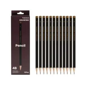 투코비 전문가용 스케치 드로잉 필기연필 4B 12P