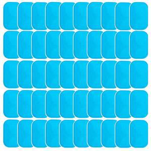 카스비 ABS 젤 패드, 50PCS 근육 자극 패드 교체용 얼티밋 머슬 EMS 토너 복부 벨트 허벅지 살집 팔 다리 허리 운동 트레이너 기계