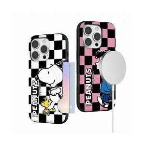 정품 스누피 투카드 맥세이프 범퍼 케이스 아이폰17 아이폰16 아이폰15 갤럭시 S25 S24 A36 A16 캐릭터