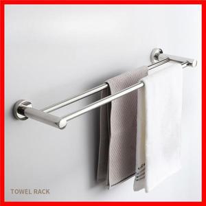 1PC 30cm 수건 바 스테인레스 스틸 수건 걸이 확장 두꺼운 단일 이중 극 욕실 호텔 등급 벽 마운트 홀더