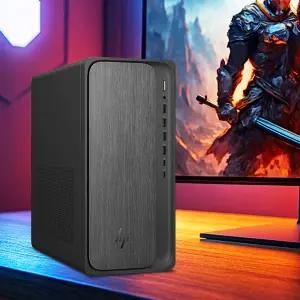 HP 옴니데스크 인텔 U5-225 D5 16GB 256GB FreeDOS 듀얼모니터 미니타워 M03-0029KR-U5 RTX5050 사무 게이