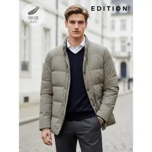 [에디션] 스탠드 카라 퀼팅 덕다운 패딩점퍼 (NED4KP1602)