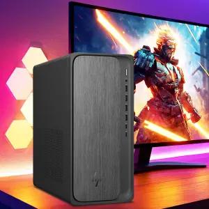 HP 옴니데스크 인텔 U7-265 D5 16GB 256GB FreeDOS 듀얼모니터 미니타워 M03-0028KR-U7 RX6600 사무 게이밍