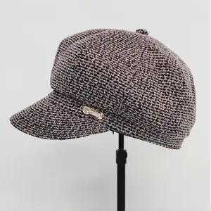 모자이크 팔각모/남녀 엄마 중년 여성 할머니 방한 겨울 헌팅캡 베레모