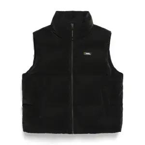 [내셔널지오그래픽]내셔널지오그래픽 N244WDV030 여성 글라리스 크롭 하이넥 다운 베스트 CARBON BLACK