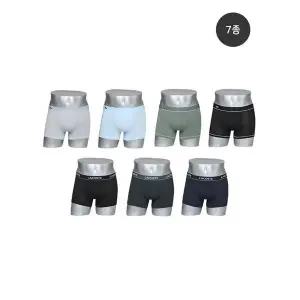 [라코스테]남성 로고 자수 베이직라인 드로즈 7종세트_P401487836