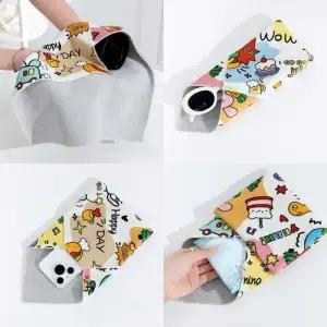 다용도 매직 보자기 찍찍이 파우치 테크랩 카메라 렌즈 보호 화장품 수납