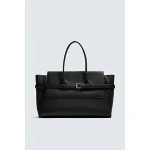 [정품] 자라 가방 데일리 출근 숄더백 ZARA 벨트 토트백 - 블랙