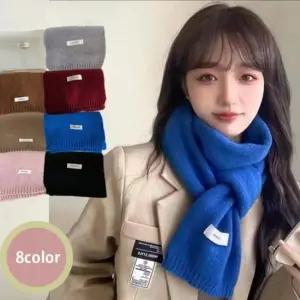머플러 데이 쁘띠 부드러운 기본 니트 여성 목도리 남 쁘띠머플러 니트목도리 겨울목도리