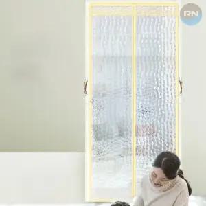 우풍 차단 단열 커튼 현관문 방한 방풍 자석 벨크로 외풍차단 바람막이