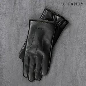 탠디 블랙모던 스마트터치 남성용 가죽장갑