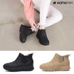 행텐 HT-20259 여성용 패딩 앵클 부츠 발목 퍼 겨울 따뜻한 부츠