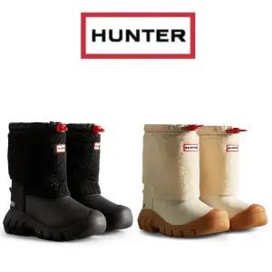 [헌터](타임스퀘어점패션관)[헌터키즈] 25FW 패딩 방한부츠 키즈 완더러 쉐르파 스노우 부츠 HTKCE4T...