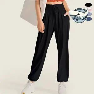 [콩심팥심]편안한 하이웨이스트 조거팬츠 필라테스 운동복 땀복 여성헬스복