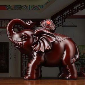 코끼리 장식품 원목 코끼리장식품 장식 대형 개업 선물 인테리어