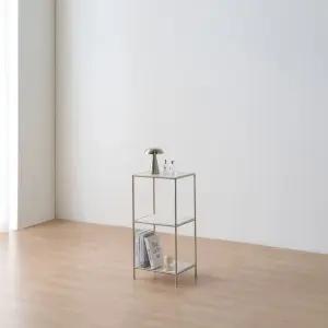 미니 3단 선반 320/400 틈새장 모듈 미드센츄리 침대 수납장 스텐 장식 코너 소파 협탁