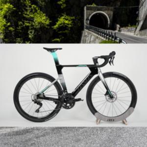 자바 SUPREMA 700c 탄소 섬유 레이스 24 단 OEM 디스크 브레이크 사이클링 로드 바이크 자전거 R7120 통합