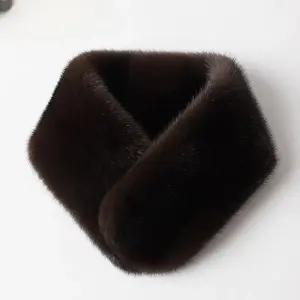 남성 겨울 밍크 털목도리 보온 스카프 털목 보호 겨울용 목도리