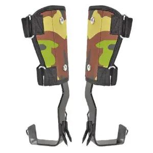 신규 등반 아이젠 세트 나무 타는 승족기 승목기 신발 벨트 위장 카모 패턴 단일 클램프