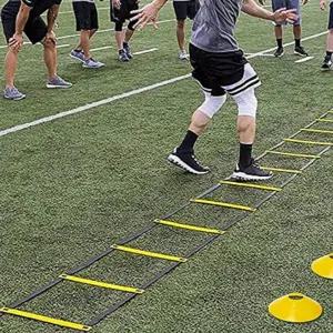 축구 훈련 사다리 스텝 레더/연습 구기 균형 운동 피트니스 기초 다용도 훈련용 연습용 스피드 트레이닝