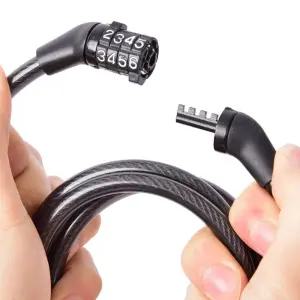 자전거열쇠 자전거 오토바이 잠금장치 4버튼 자물쇠