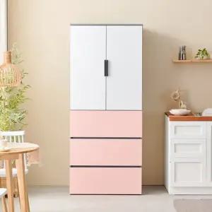 C3395 광폭 냉장고형 하부서랍 수납장 800 6colors 착불