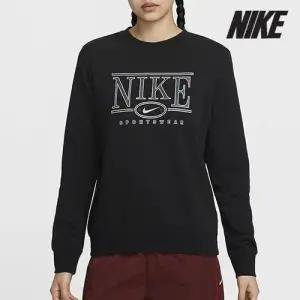 나이키 여성용 티셔츠 /Z2- HJ0981-010 / 우먼스 스포츠웨어 클럽 플리스 크루넥 스웨트셔츠